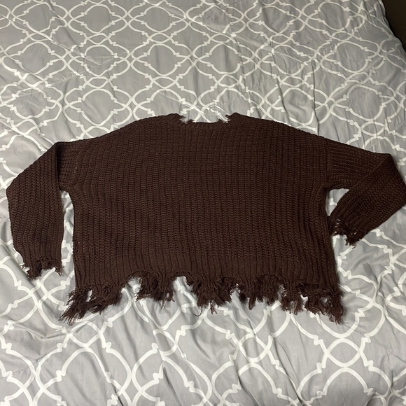 Size small/medium Sweet Generis chocolate colored cardigan - Picture 4 of 5